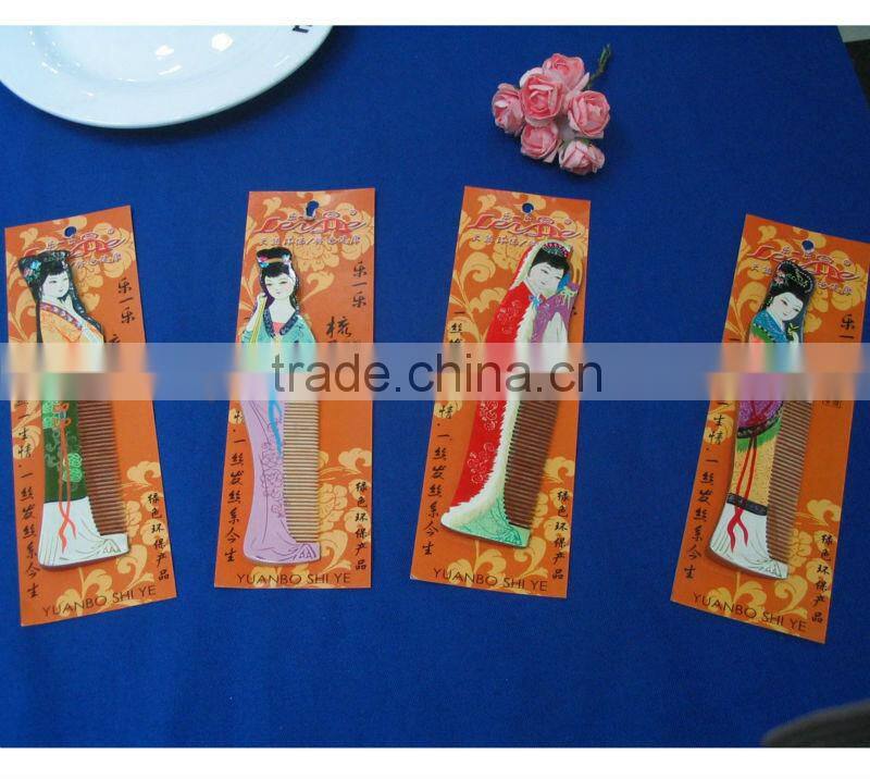 Novelty gifts food shaped plastic small hair comb various color