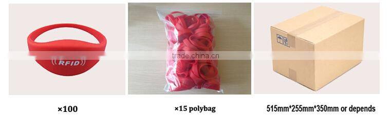 silicone rfid rubber bracelet products