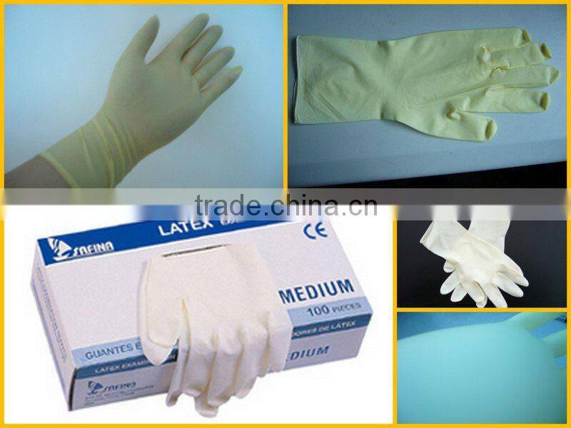 Latex Examination Gloves Powdered & Powder Free