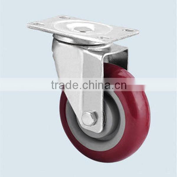 China heavy duty swivel rubber caster with high quality