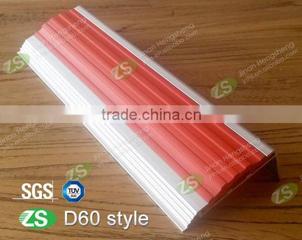 non slip aluminium nosing for stairs