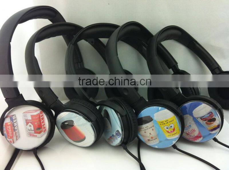 promotional cheap headphone custom