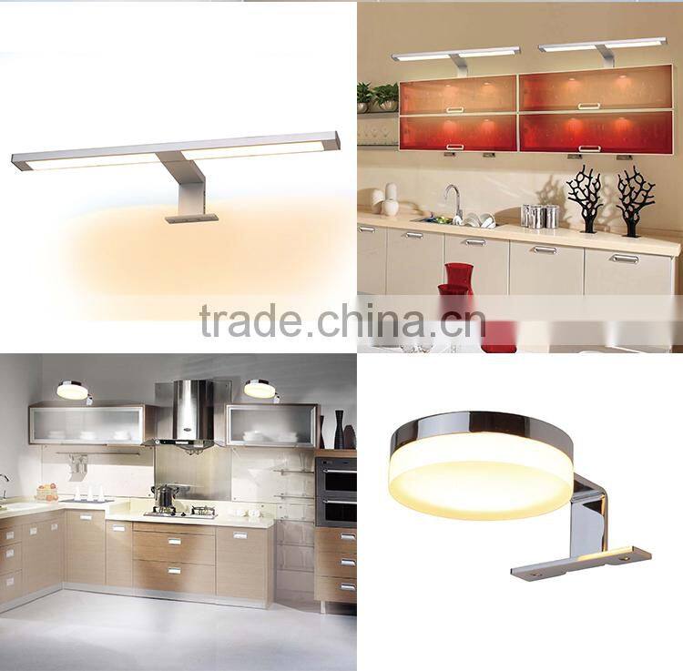 2015 best good anticorrosive performance chrome wall mirror light