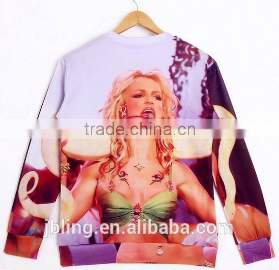 3d full printing high quality sweatshirt