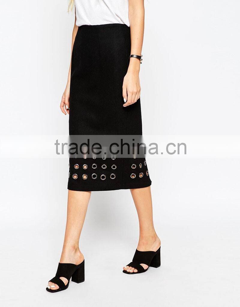 Hollow lady elegant skirts designs dress summer apparel women uniform