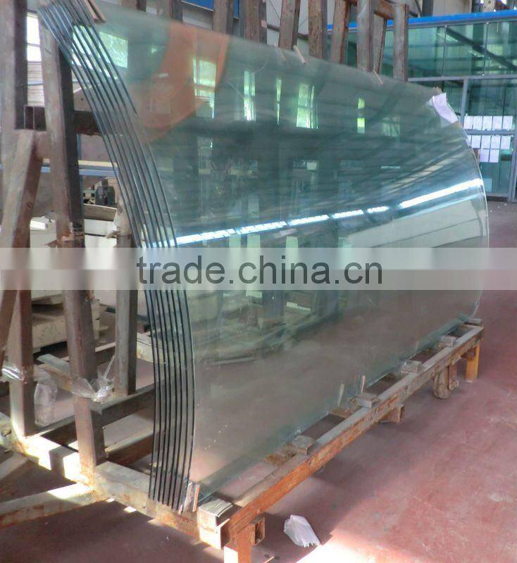 CE 5-19mm curve building tempered glass