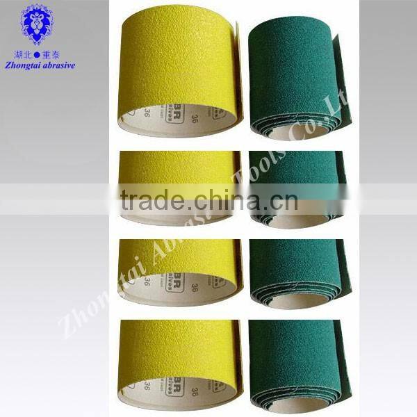 wood and metal furniture plastic board polishing sand paper roll