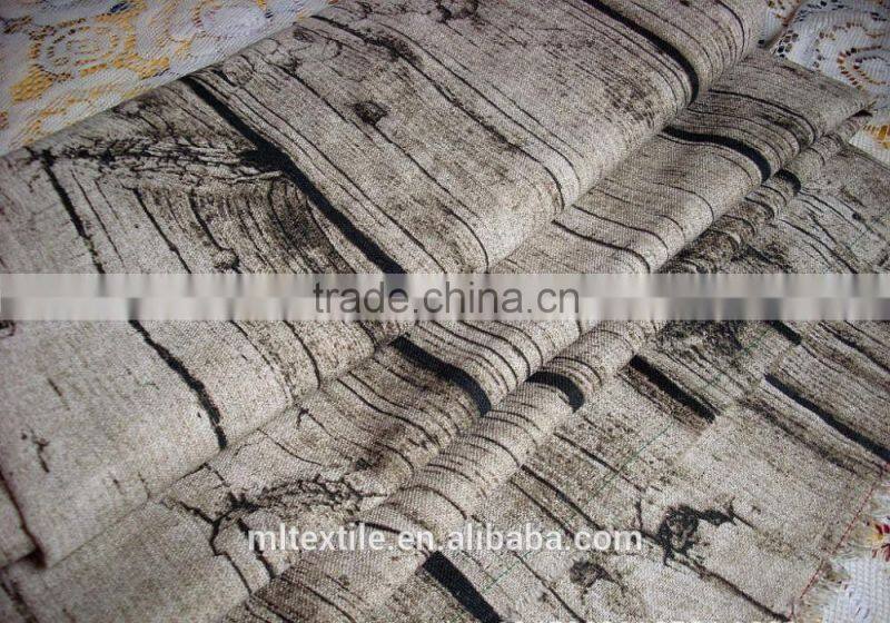 Linen-cotton fabric pattern abstract pattern of tree bark cloth pillow curtain tablecloth fabric