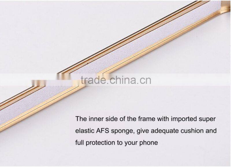 Keno Stylish Ultra Thin Lightweight Shockproof CNC Aluminum Metal Bumper Frame with Hard PC Back Case Cover for Meizu M2 Note