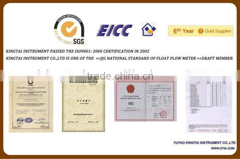 DN 25 mechanical variable area low cost sunflower oil flow meter