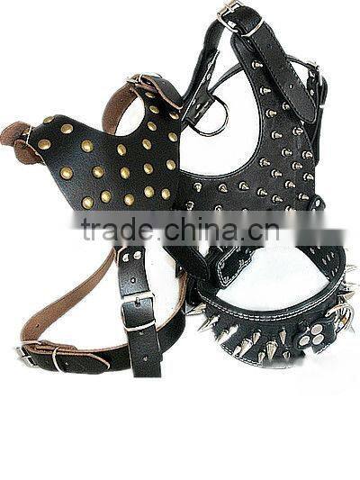 Genuine Leather Dog Harness