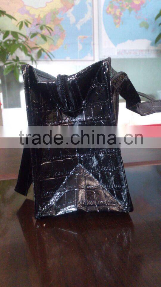 Lamination Non Woven Bag'S Material Has Special Grain On The Laminated Closed By Zipper
