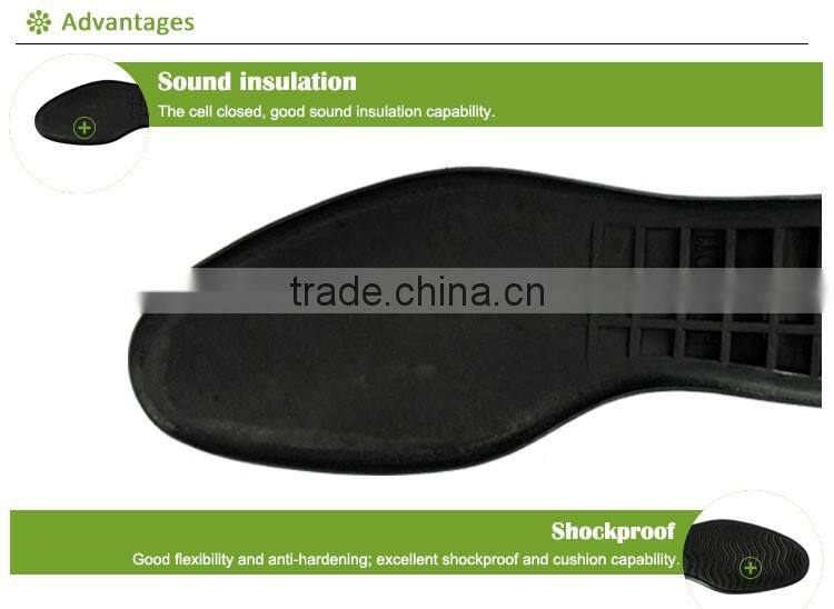 Black color flexible casual shoes rubber outsoles