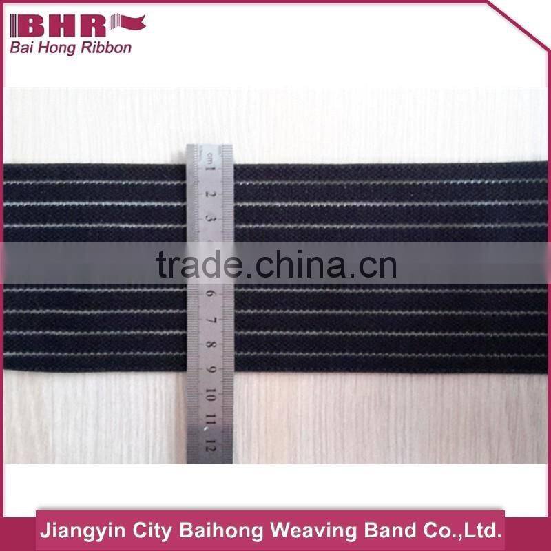 customized design wide black elastic band for wrist support