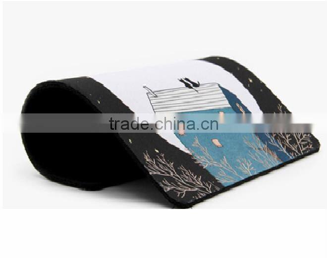 wholesale china microfiber mouse pad with wrist rest