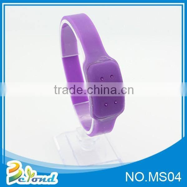 Latest fashion child healthy silicone mosquito bracelet