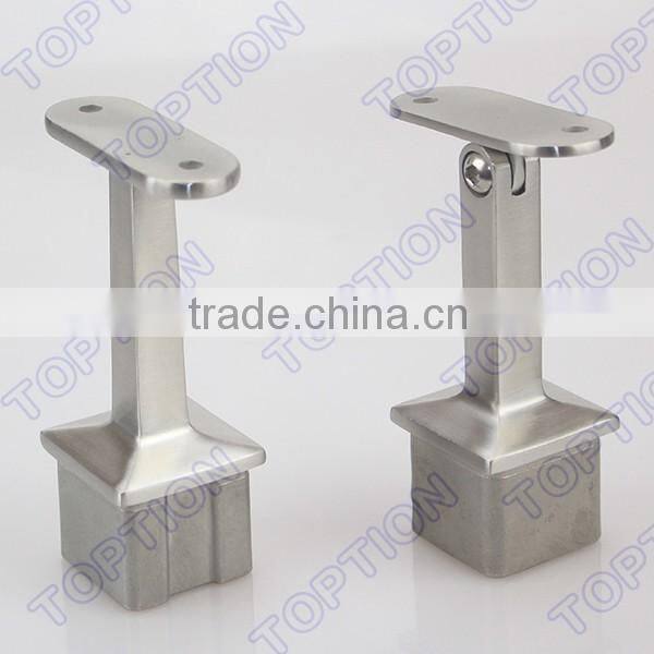 Stainless steel handrail balustrade suqare post support square handrail bracket