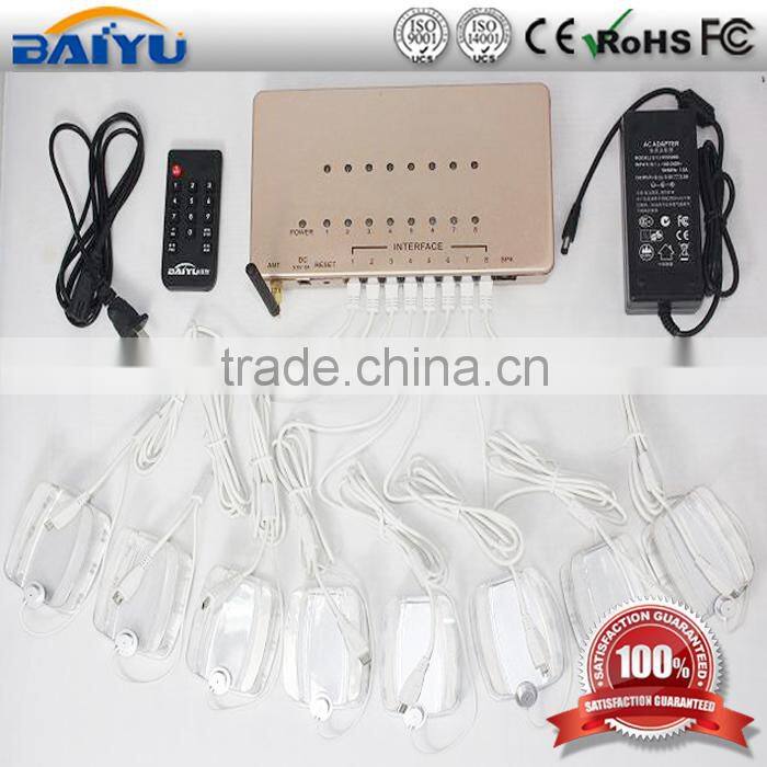 Multichannel 8 ports mobile phone security display stand