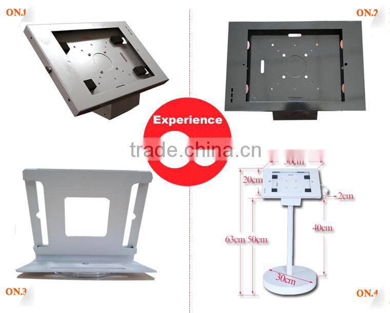 2014 Portable Metal tablet enclosure/android tablet kiosk enclosure/metal lockable tablet holder