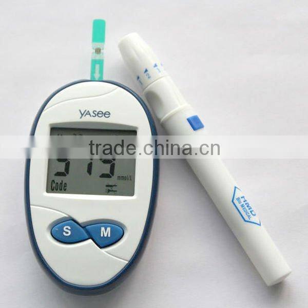 home and hospital use no code blood glucose meter Yasee