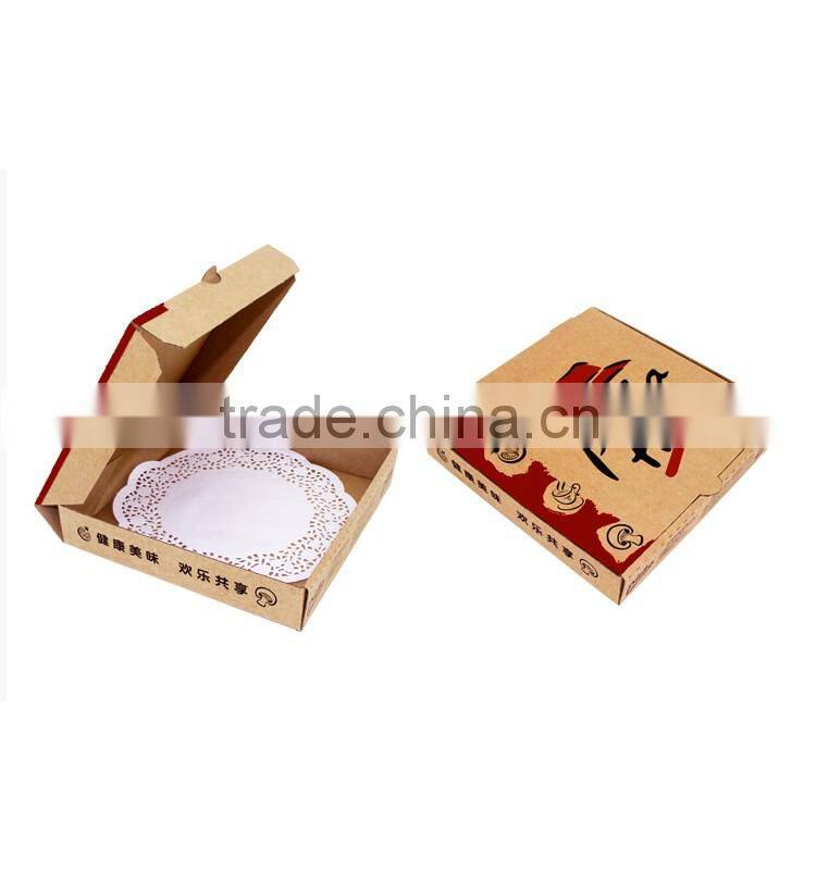 folding high quality china custom strong cartonbox durable pizza boxes