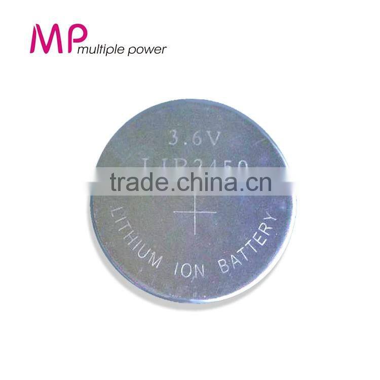 Newest !!! 2016 Rechargeable Batteries Battery Lithium ion 3.6v LIR2450