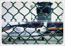chain link fence with barbed wire