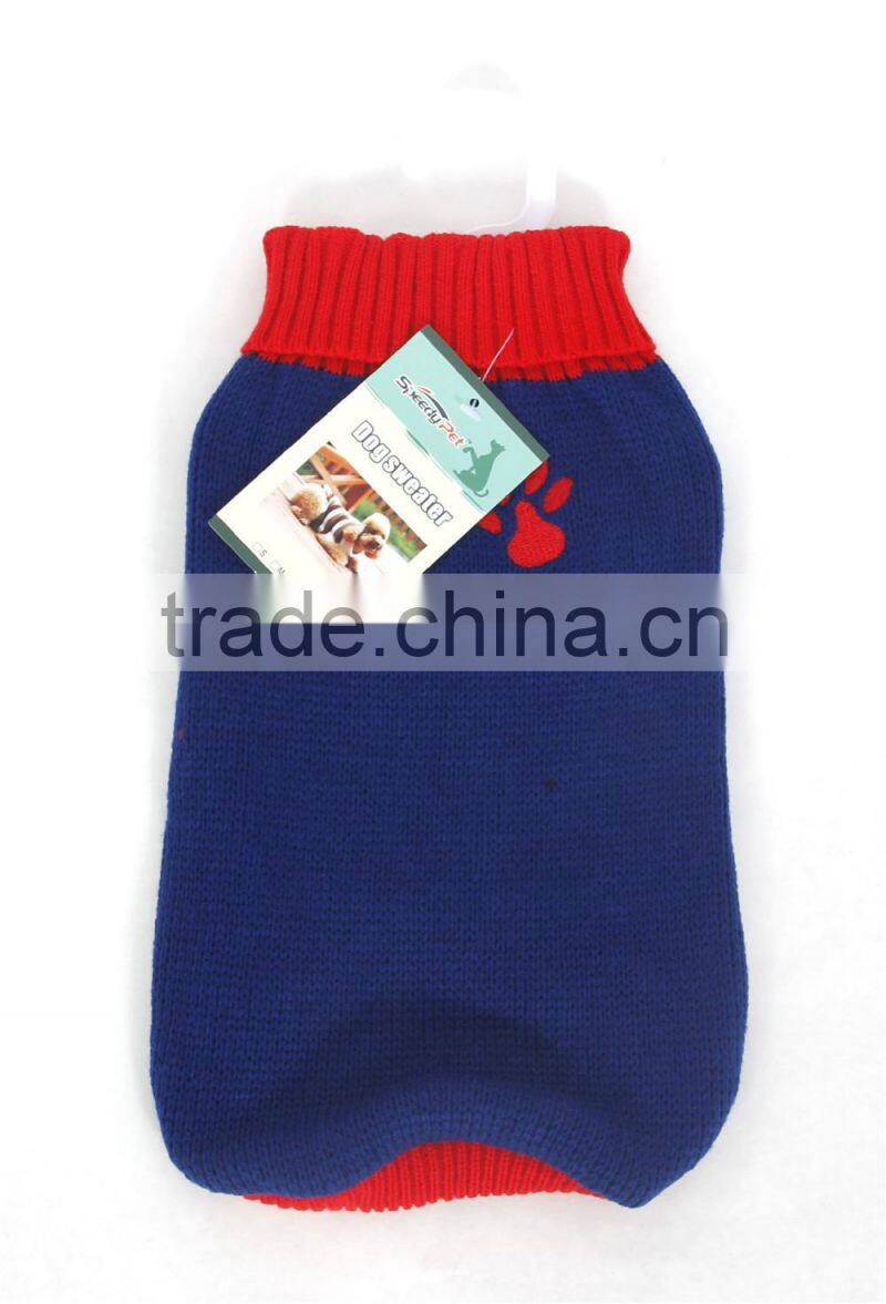 2015 wholesale Classic Pet dog bright in colour dog sweater