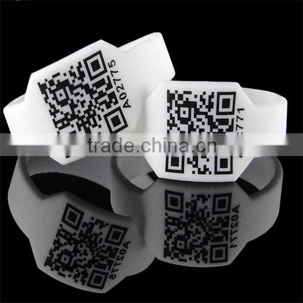 phone scan qr band customized qr code silicone band