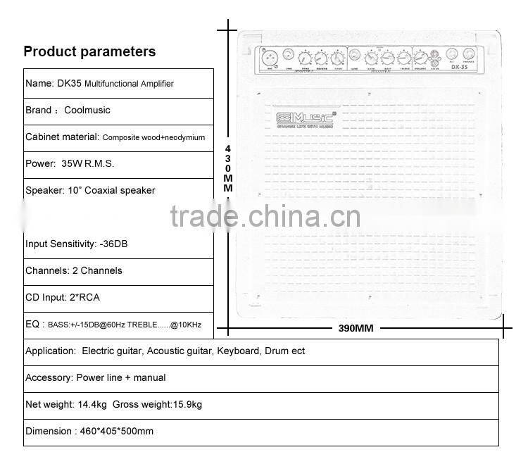 35W OEM and ODM China Wholesale Precision Instrumentation Music Digital Tube Amplifier Speaker Manufacturer