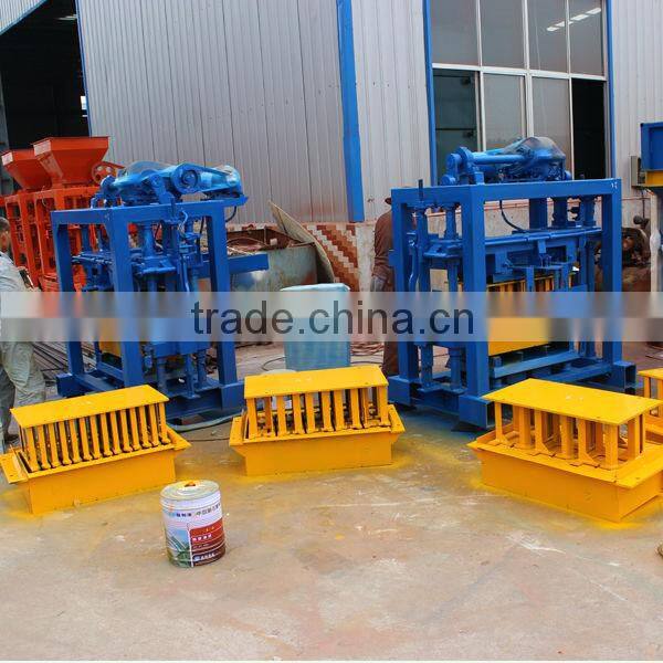 2015 High Technology QT40-2 semi automatic concrete block making machine