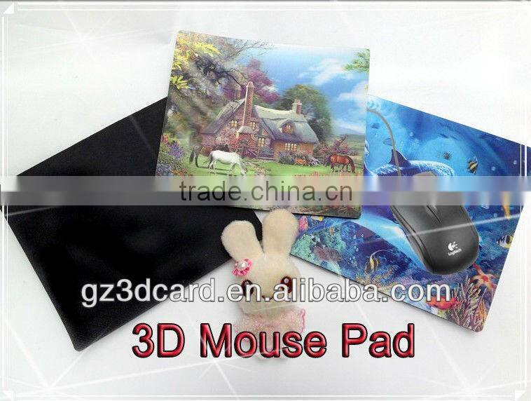 3D mouse pad with lenticular effect