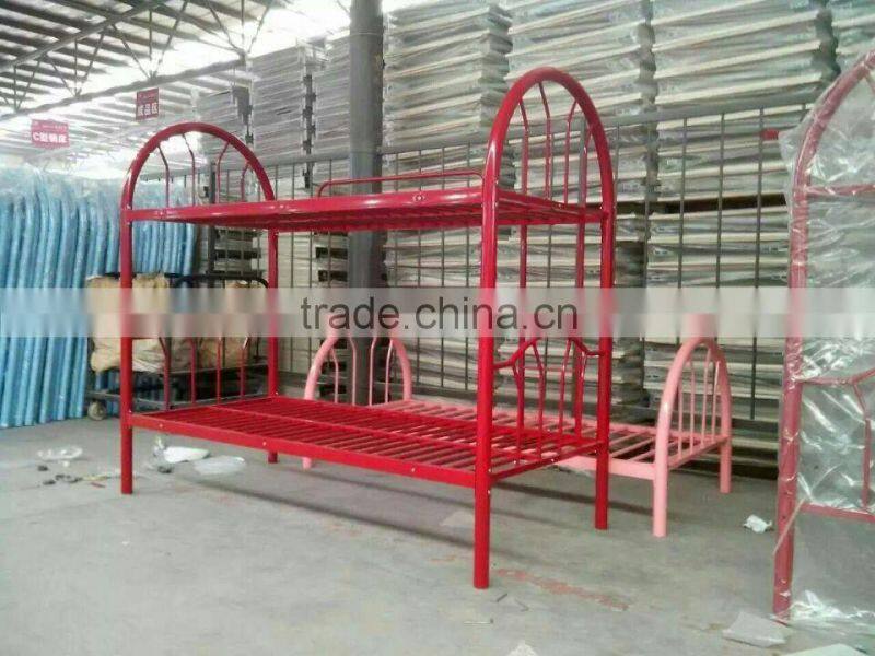 hebei factory black double military metal bunk beds