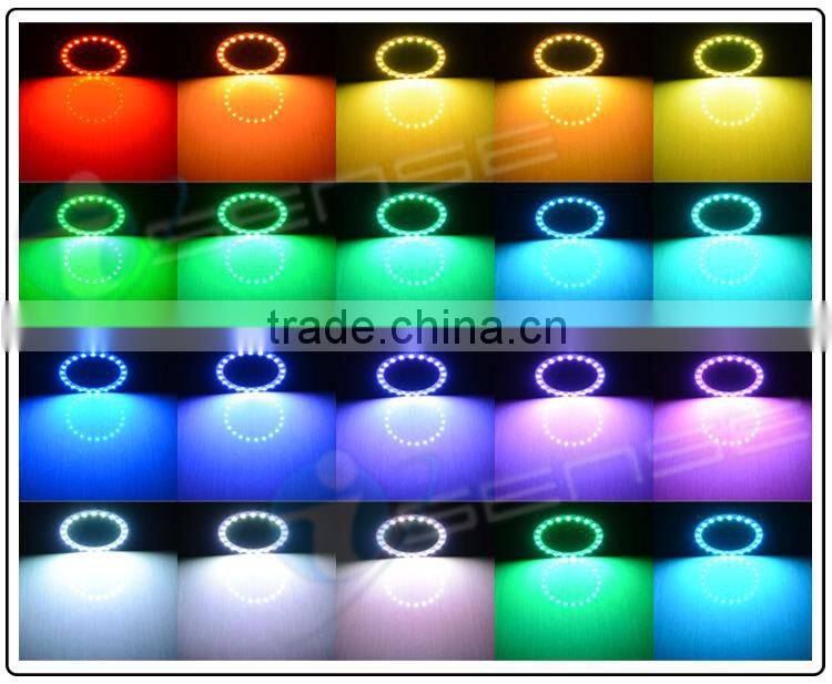 Vans cars white angel eye halo head light18smd 21smd 24smd 27smd for vw angel eye headlights in cars