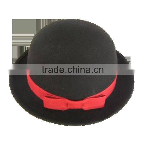 Fall or winter Wool Felt Bowler Hat On Sale