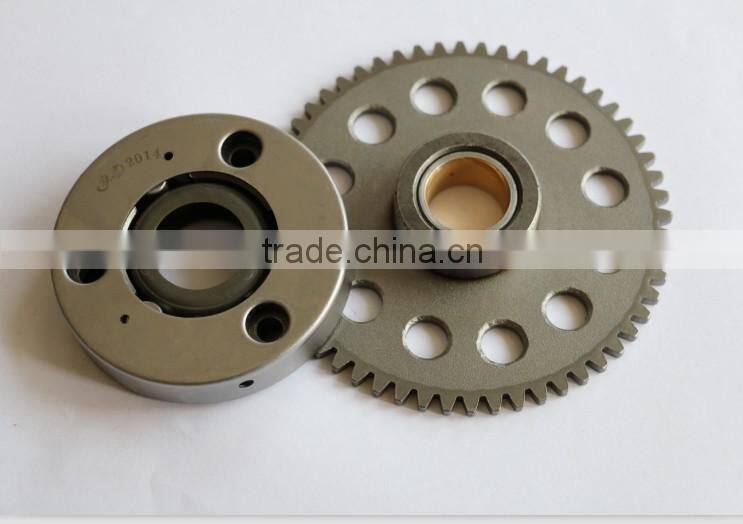 motorcycle engine parts DY 100 overrunning clutch gear assembly
