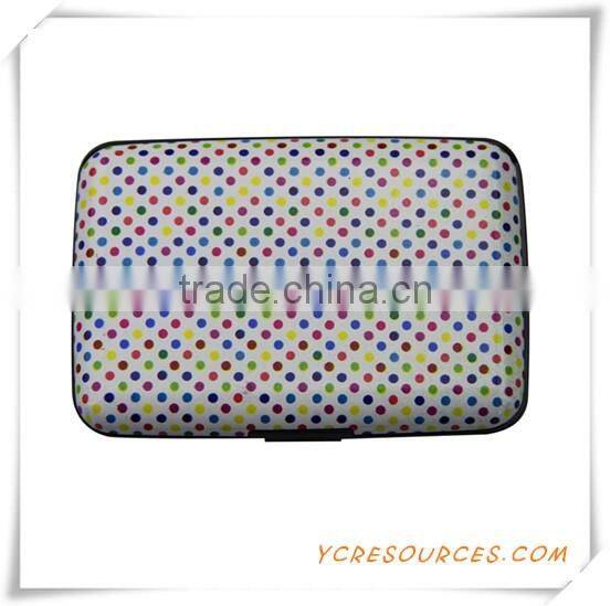 Aluminum RFID colorful men metal logo credit business card use bag (TI10064)