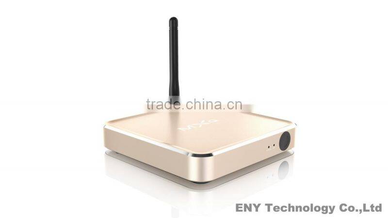 bluetooth4.0 RAM 2GB ROM 8GB kodi 802.11b/g/n wifi Amlogic S805 quad core EM12 MXQ Firmware android 4.4 tv box