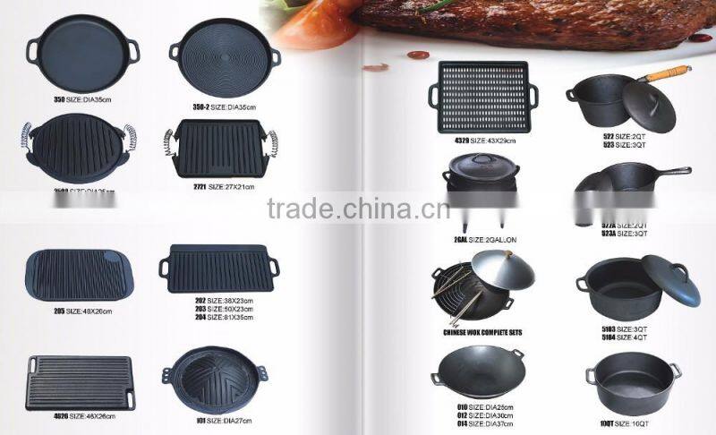Factory Sale Full size dutch oven Pre-Seasoned Cast Iron dutch oven