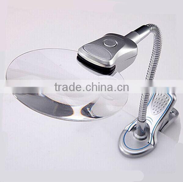 Acrylic magnifying glasses,diameter 90mm double convex optical lens