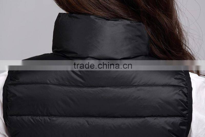 2015 latest purple Puffer polyester ladies purple vest