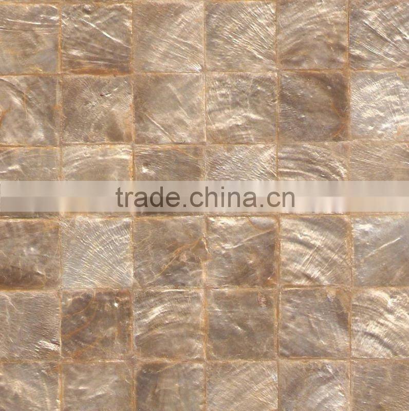 Capiz shell decorative mosaic tiles