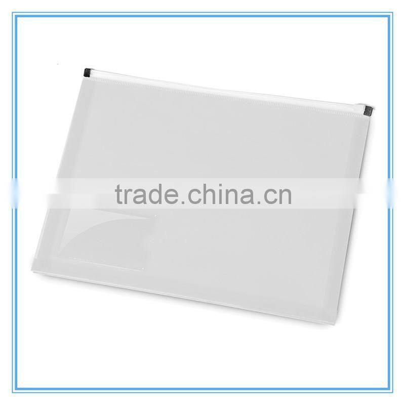 Customized Printed PP file folder, A4 L shape clear pp plastic file folder