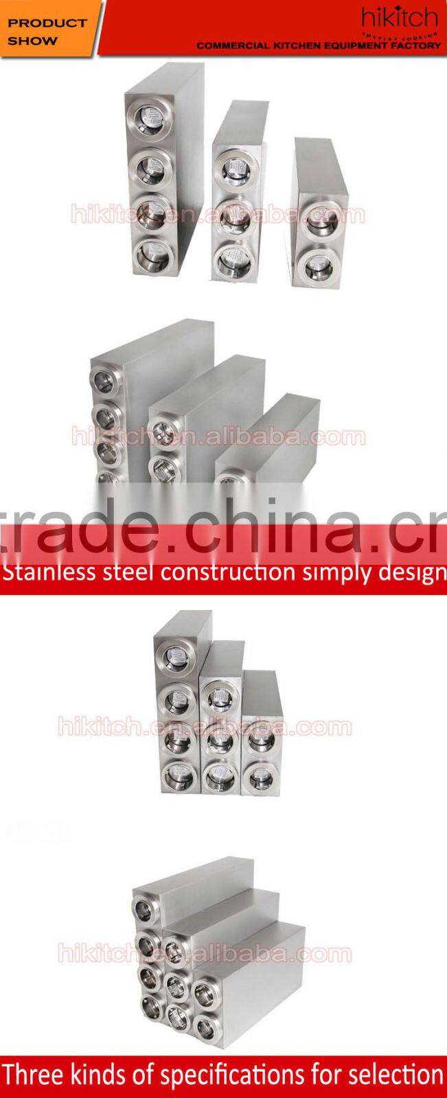commercial Stainless steel cup dispenser holder 2 hole 3 hole 4 hole
