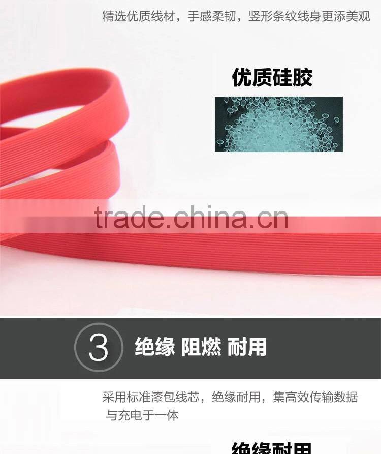 factory price 2 in 1 100CM Portable Dual Micro USB Date translate Cable USB 2.0 Charger Cable for Android Smart Phones MP3 MP4