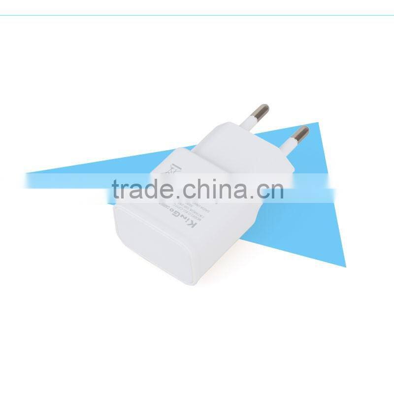 Fast the charger 5v 2A output portable quick wall mount USB traval adapter for mobile phone