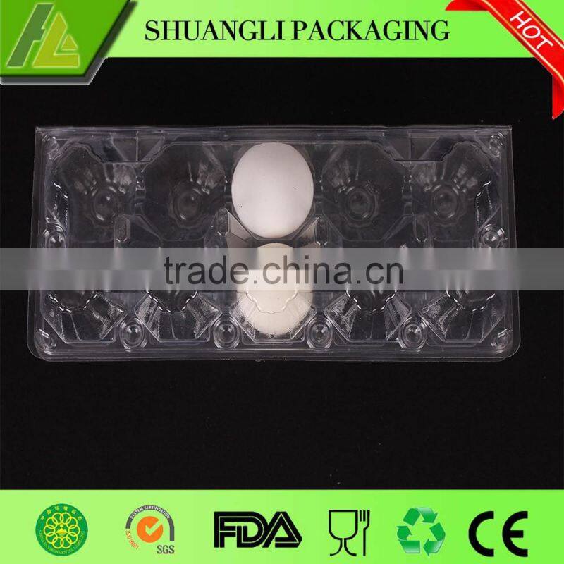 Custom blister pack for sale PVC clear plastic egg tray