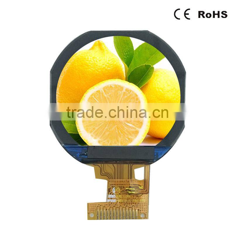 1.22" inch IPS 240x204 dots SPI interface without touch screen round TFT module