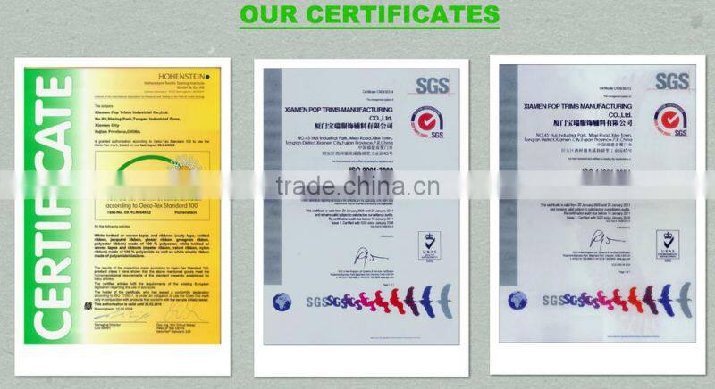 Customized silicone logo elastic webbing