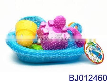 2016 New kids toy cartoon truck with beach toys shovel set